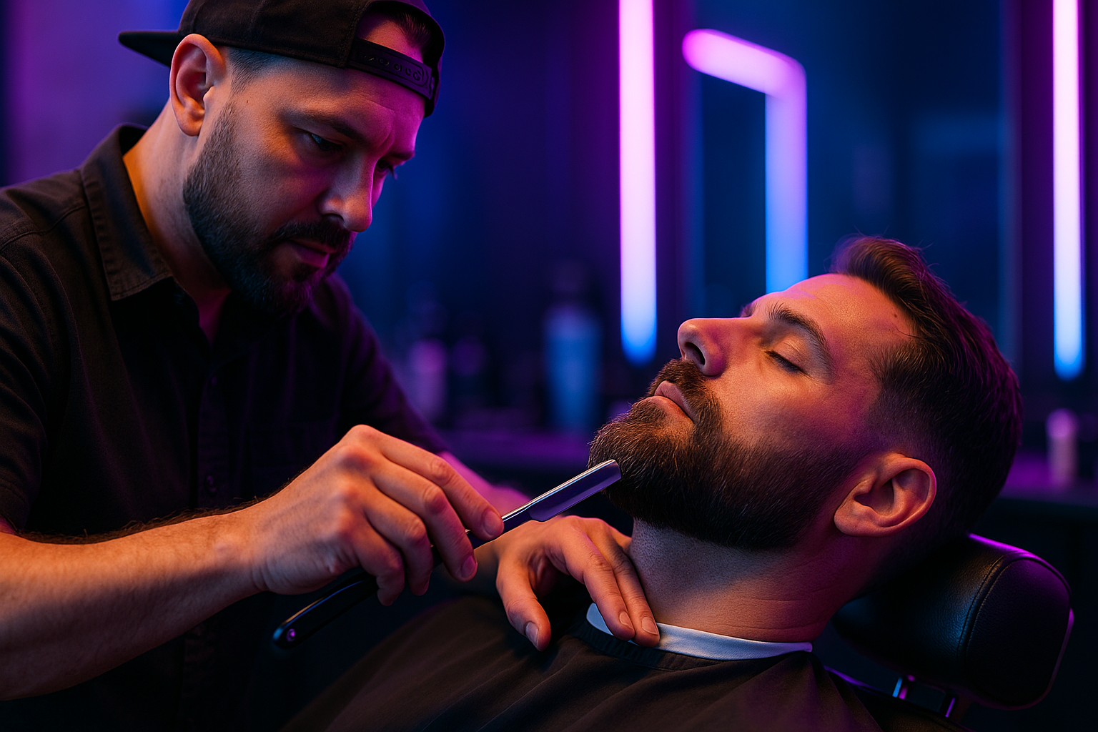 Barba modelada