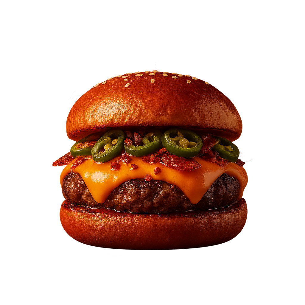 Clássico F&F com cheddar e bacon
