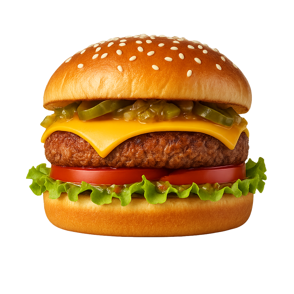 Clássico F&F com cheddar e bacon