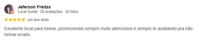 Depoimento Google Jeferson